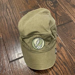 Grateful Dead army green hat.  Hidden logo on inside.  M/L.